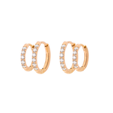 Glimmer Hoop Bundle Roségold