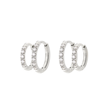 Glimmer Hoop Bundle Silber