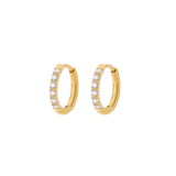 Glimmer Hoops Small Gold