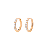 Glimmer Hoops Small Roségold