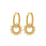Sunny Hoop Set Medium Gold