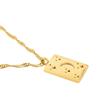Midnight Lover Necklace Gold
