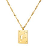 Midnight Lover Necklace Gold