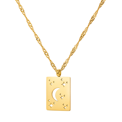 Midnight Lover Necklace Gold
