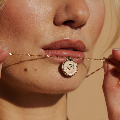 Zodiac Necklace Roségold