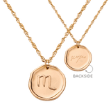Zodiac Necklace – Scorpio / Skorpion Roségold
