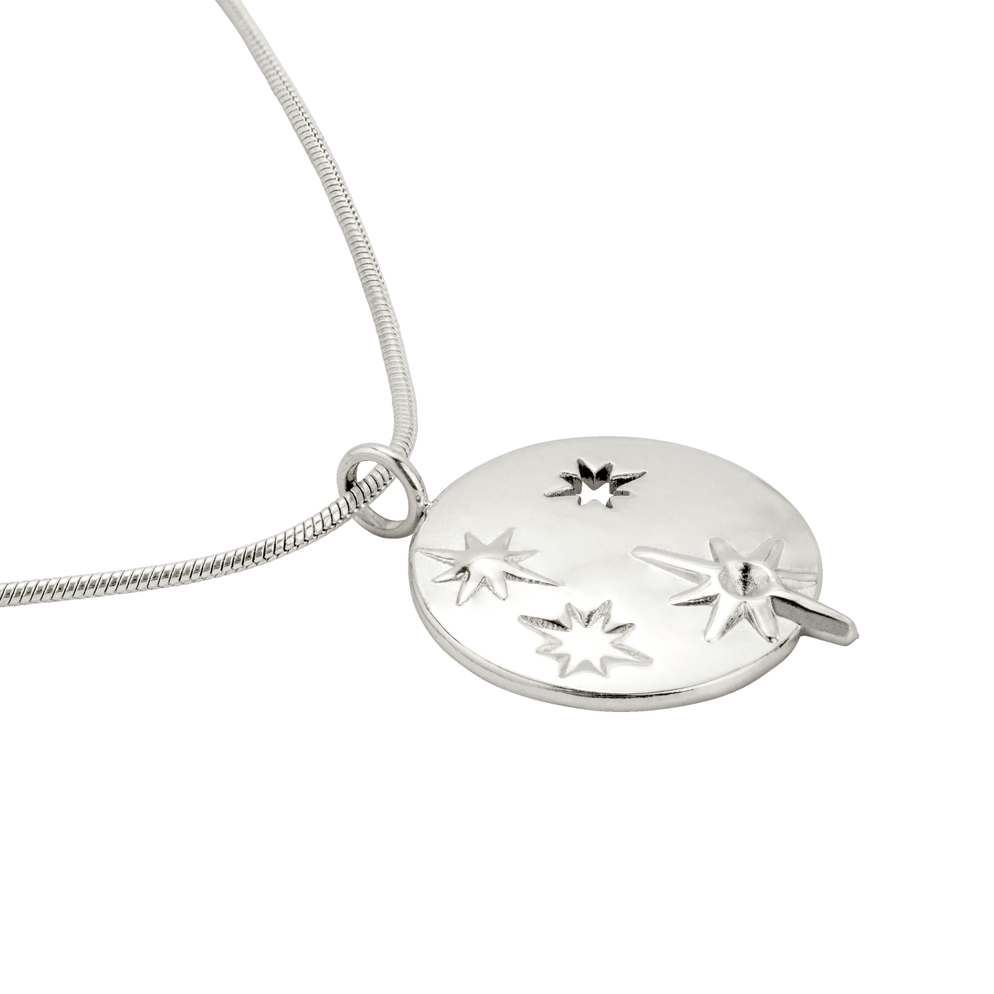 Shiny Stars Necklace Silber