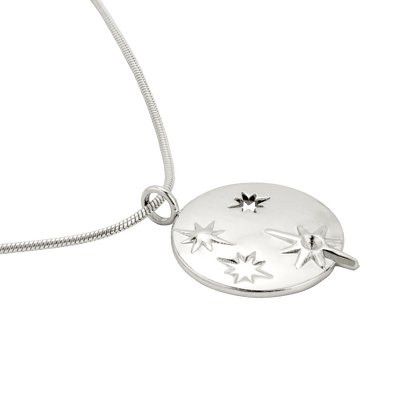 Shiny Stars Necklace Silber