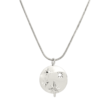 Shiny Stars Necklace Silber
