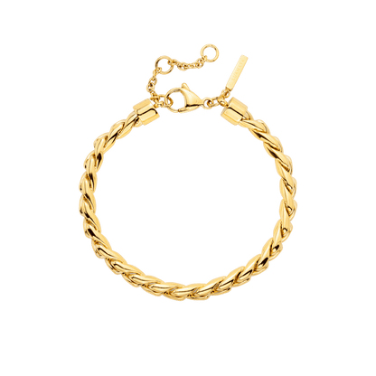 Spiral Links Bracelet Gold