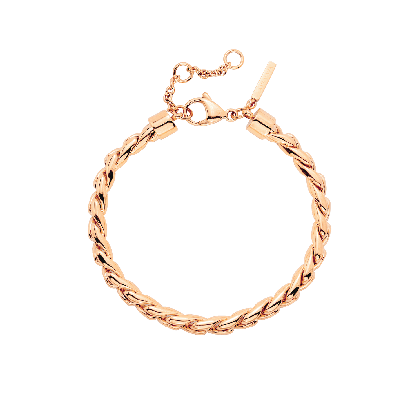 Spiral Links Bracelet Roségold
