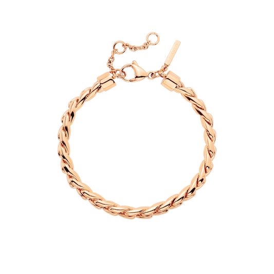 Spiral Links Bracelet Roségold