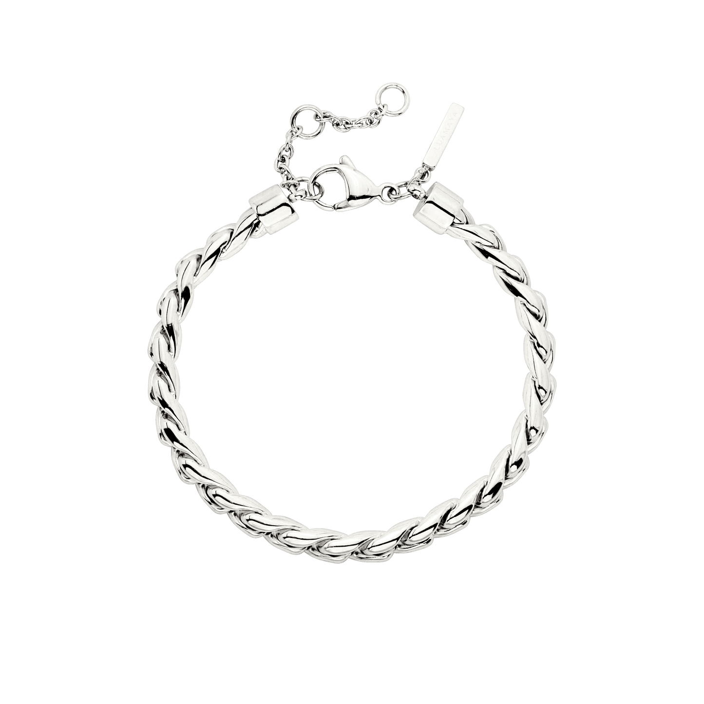 Spiral Links Bracelet Silber