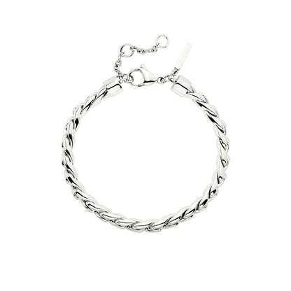 Spiral Links Bracelet Silber