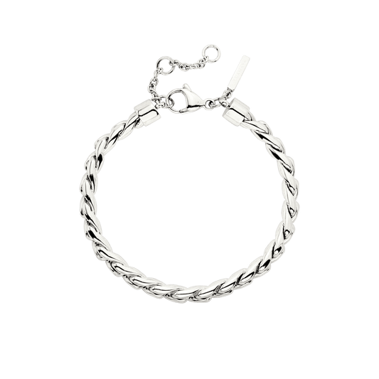 Spiral Links Bracelet Silber