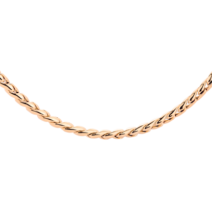 Spiral Links Necklace Roségold
