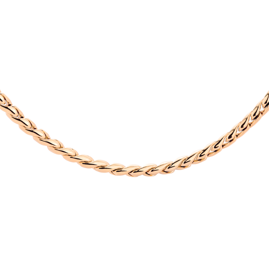 Spiral Links Necklace Roségold