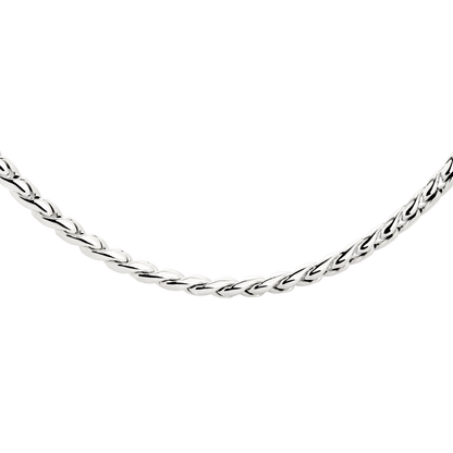 Spiral Links Necklace Silber