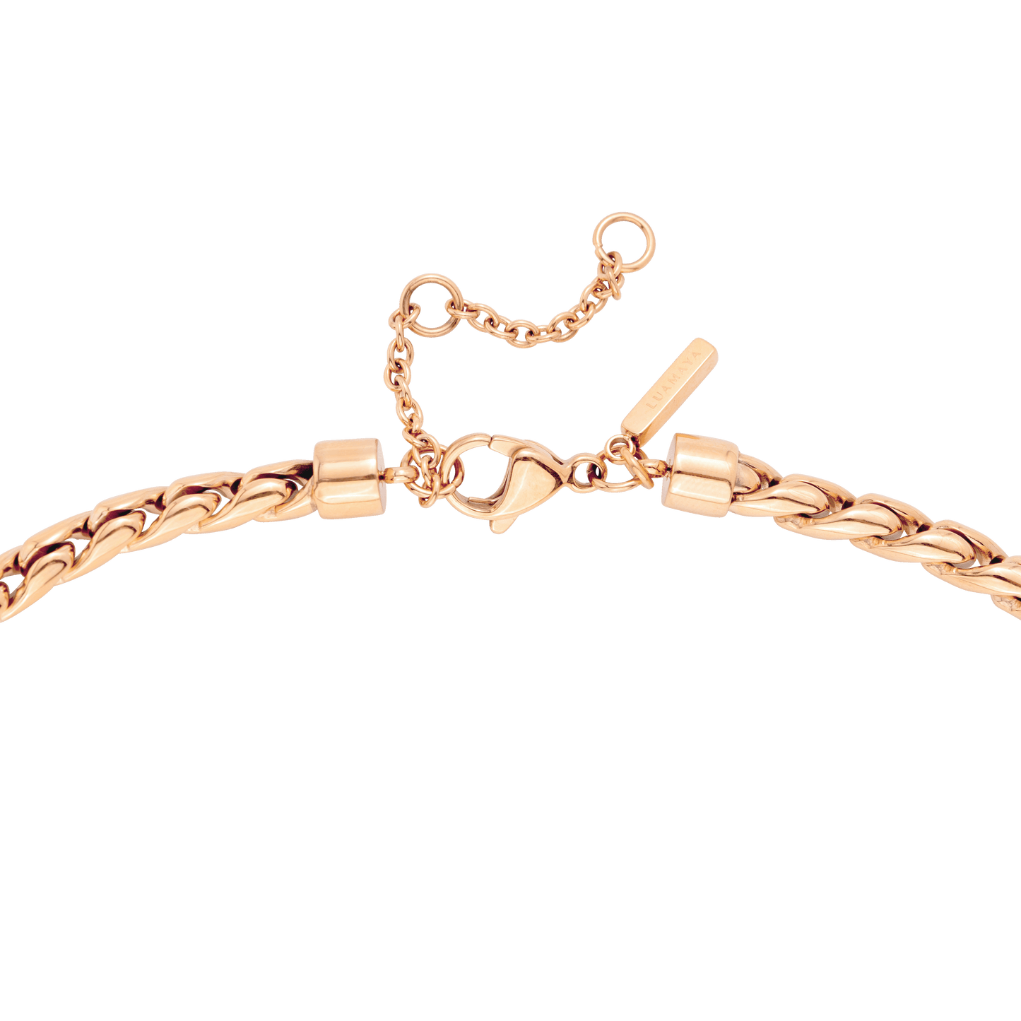 Spiral Links Necklace Roségold