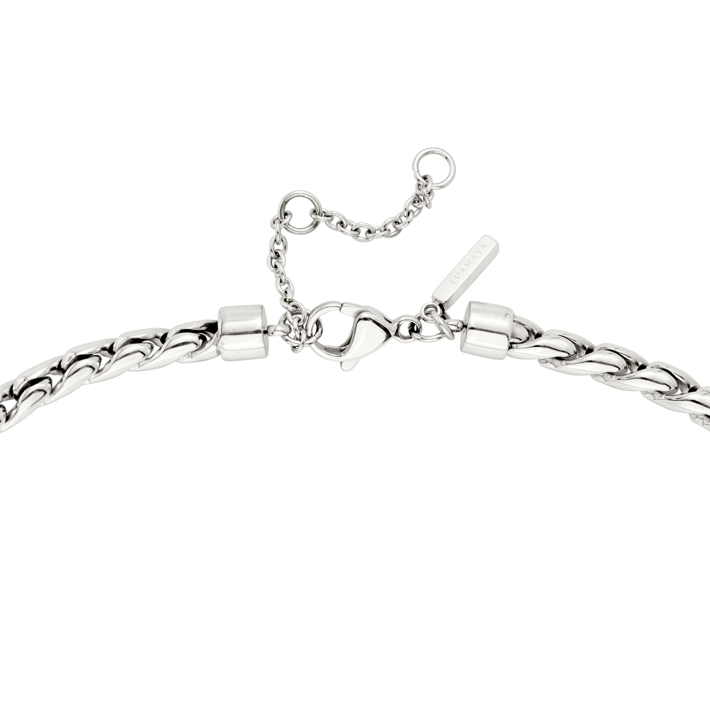 Spiral Links Necklace Silber