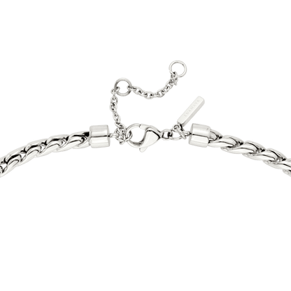 Spiral Links Necklace Silber