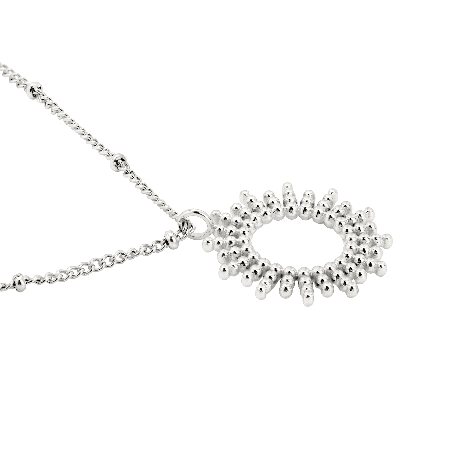 Sunny Beads Necklace Silber