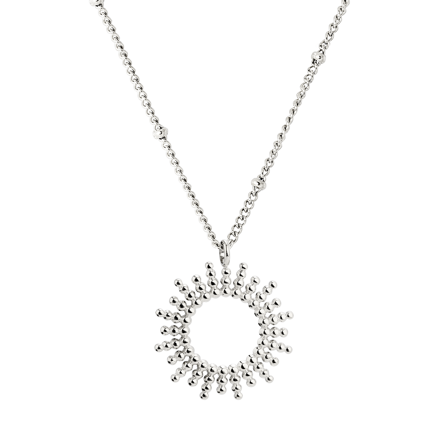 Sunny Beads Necklace Silber