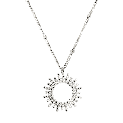 Sunny Beads Necklace Silber