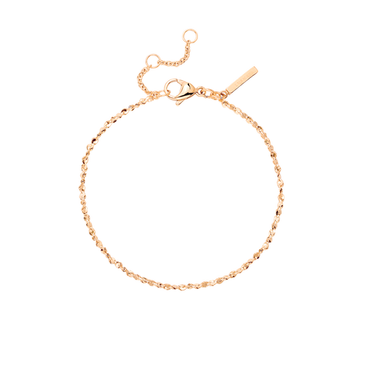 Tinsel Chain Bracelet Roségold