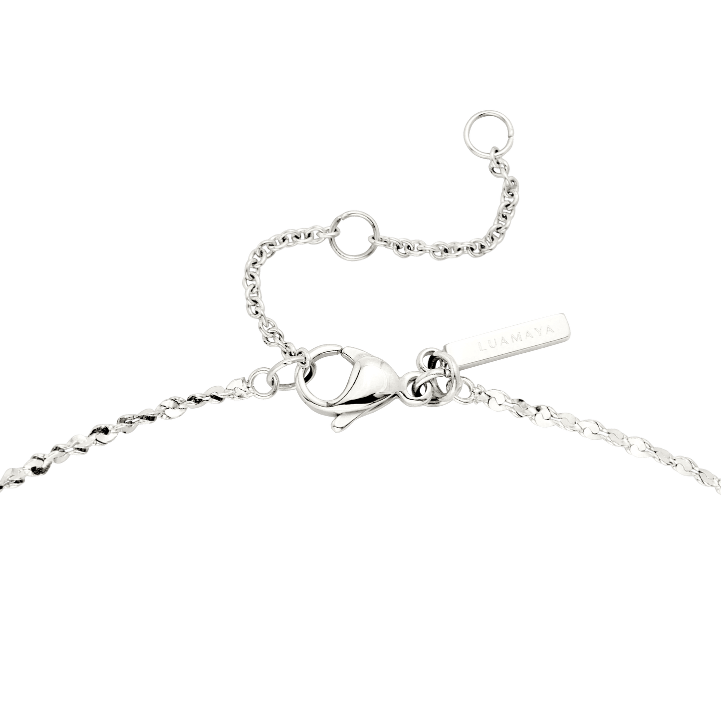 Tinsel Chain Necklace Silber