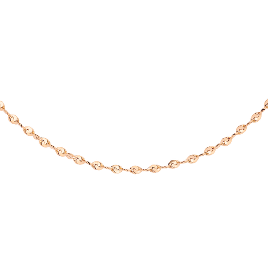 Tinsel Chain Necklace Roségold