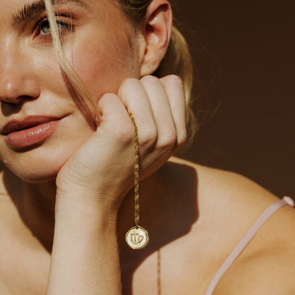 Zodiac Necklace – Virgo / Jungfrau Gold