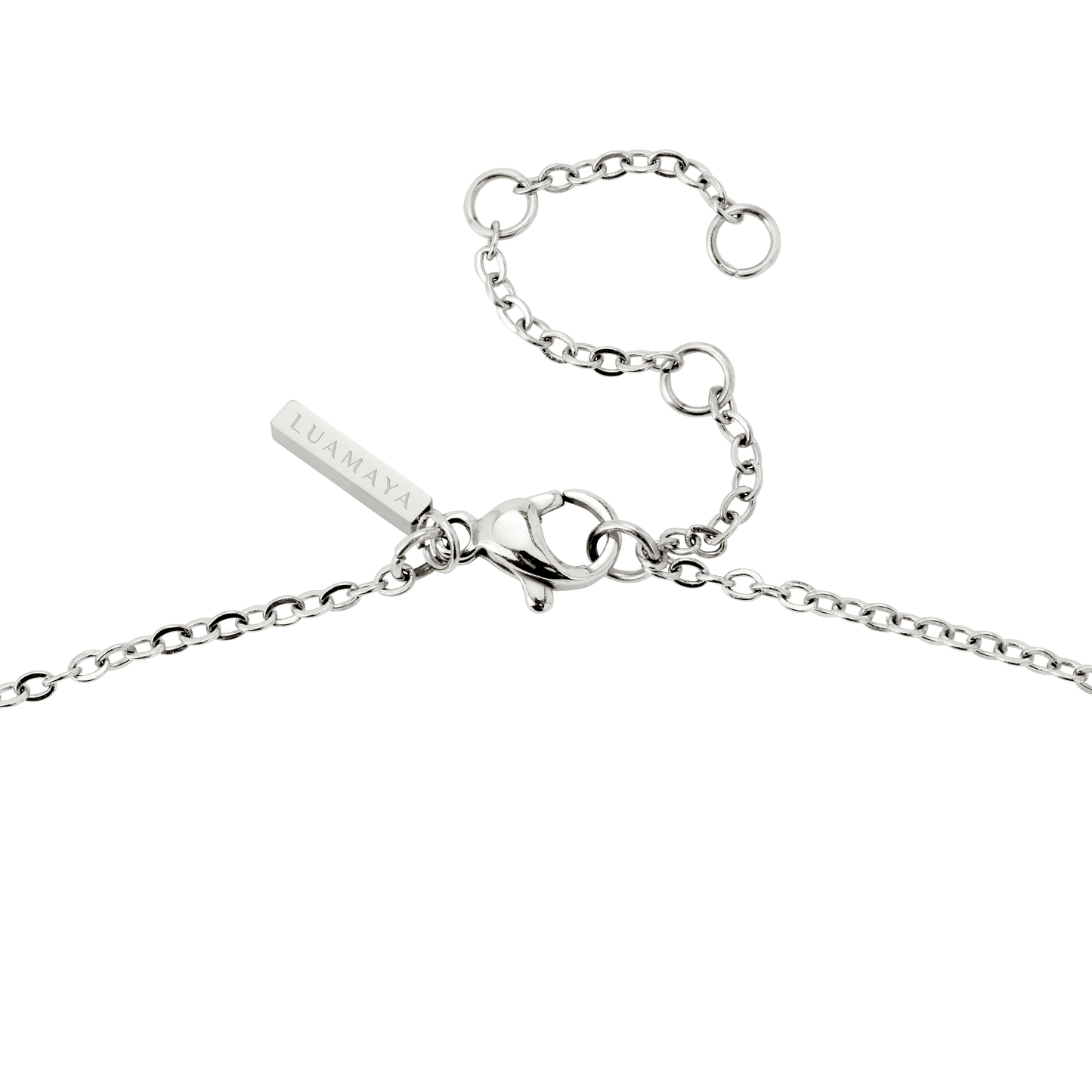 Solitaire Stone Choker Silber