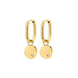 Spring Bling Oval Hoop Set Baby Gold