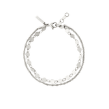 Timeless Ties Bracelet Silber