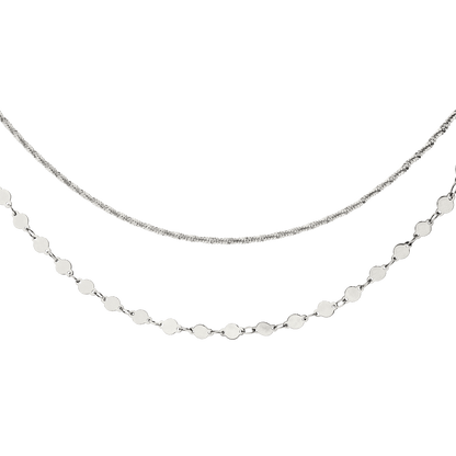 Timeless Ties Necklace Silber