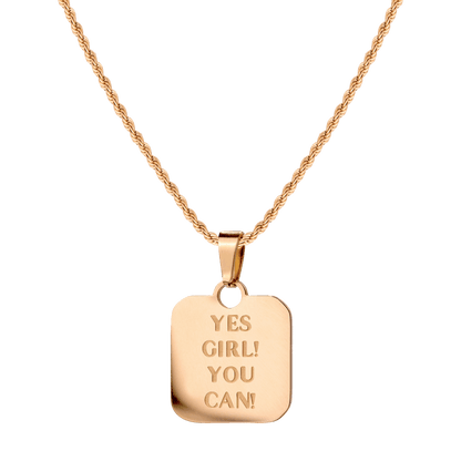Yes girl! You can! Necklace Roségold