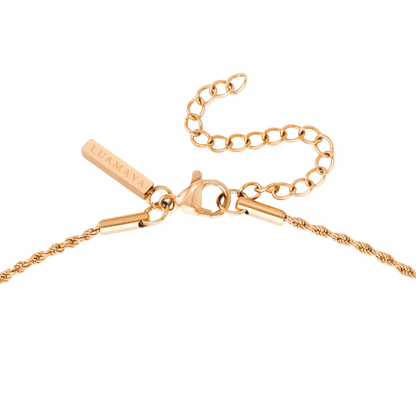 Blush Quartz Necklace Roségold