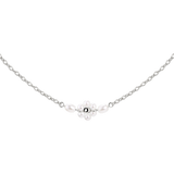 Daisy Choker Silber
