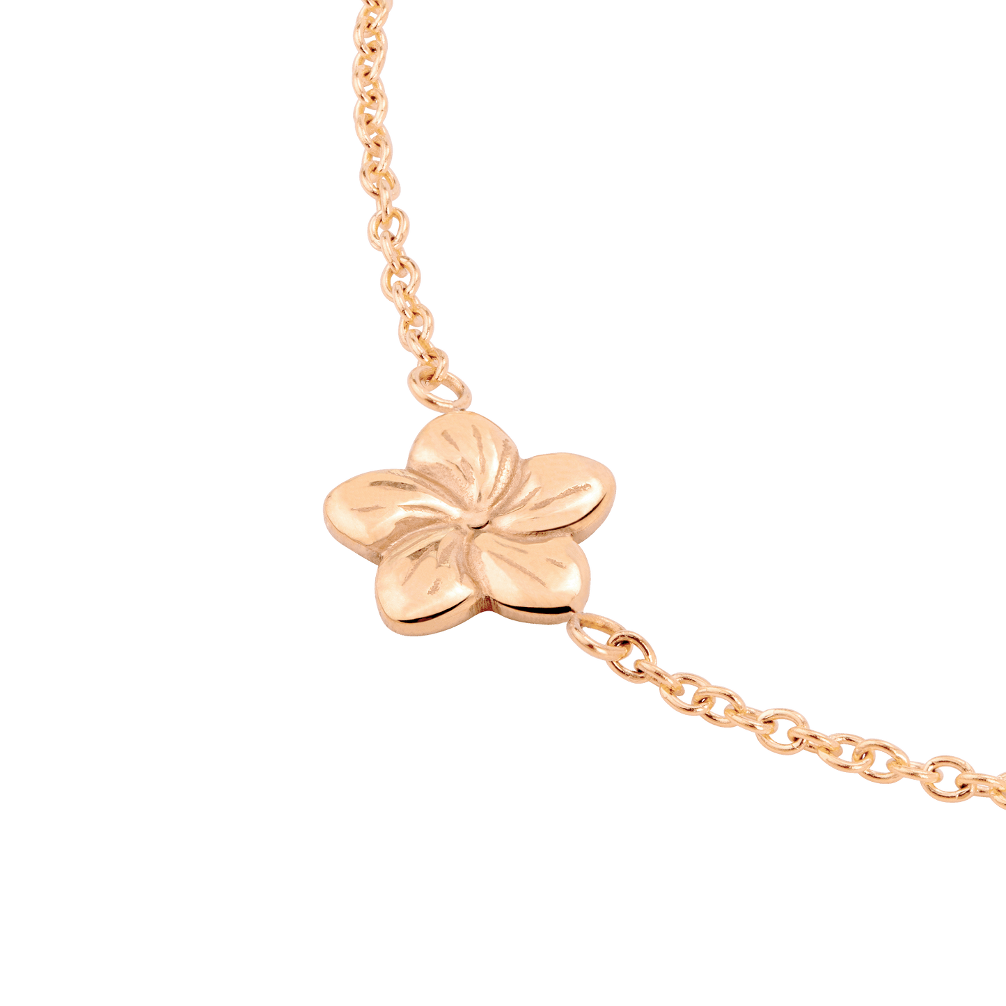 Floral Glow Choker Roségold