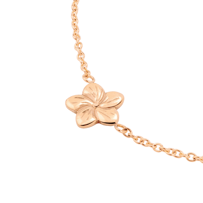 Floral Glow Choker Roségold