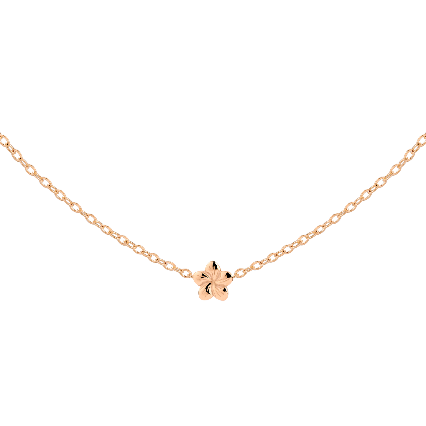 Floral Glow Choker Roségold