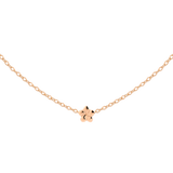 Floral Glow Choker Roségold