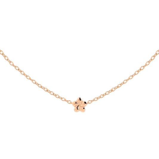 Floral Glow Choker Roségold