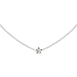 Floral Glow Choker Silber