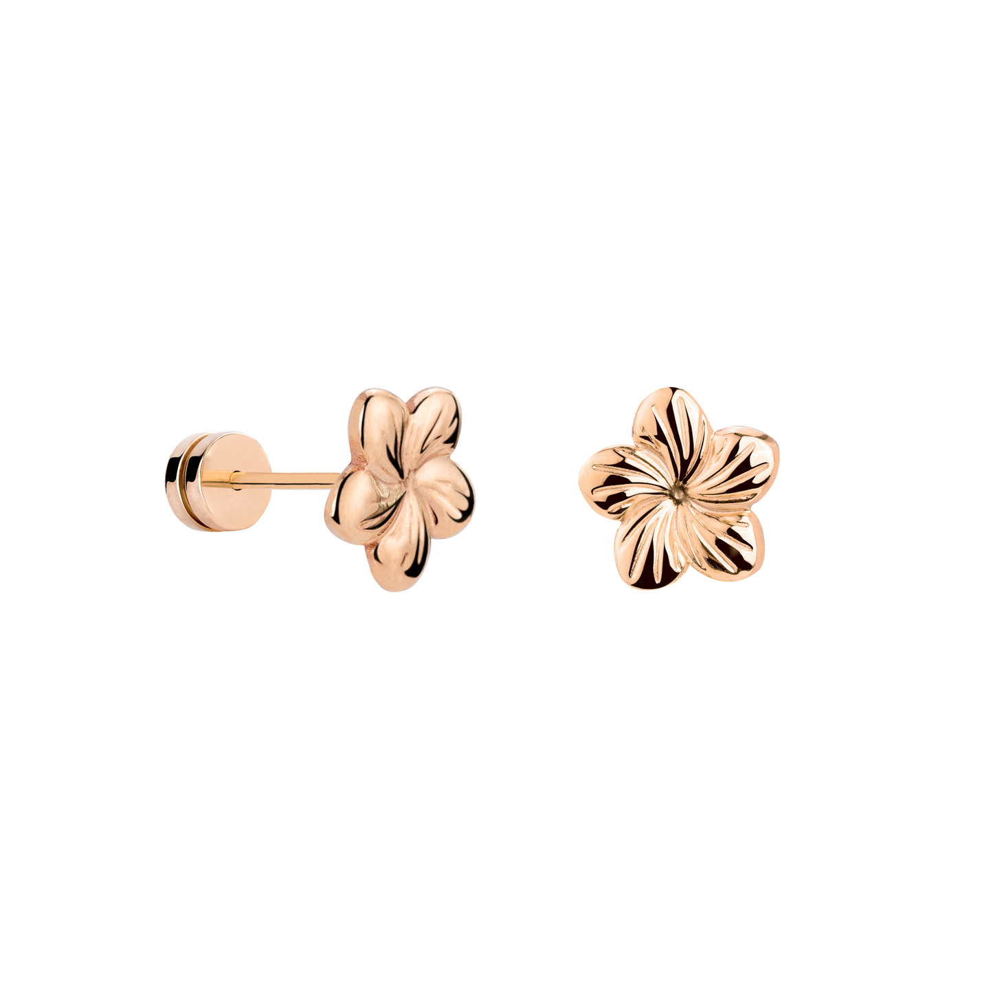 Floral Glow Studs Roségold