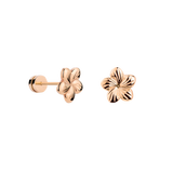 Floral Glow Studs Roségold
