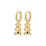 Fortune Bear Hoop Set Baby Gold