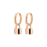 Lock in Hoop Set Small Roségold