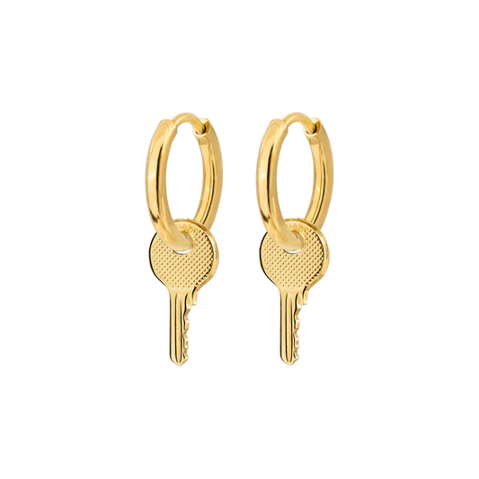 Low-key Hoop Set Small Gold